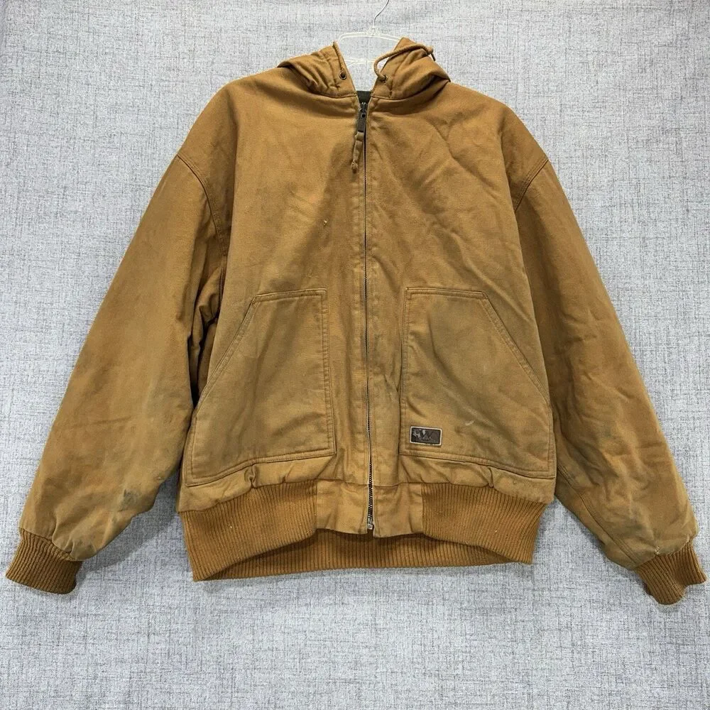 Vintage Walls Jacket Men's Large Zero Zone Canvas Duck Quilt Lined